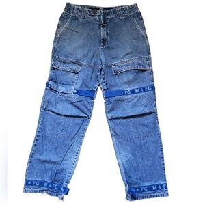 Marithe Francois Girbaud vintage Shuttle Jeans loose fit baggy Mens W34